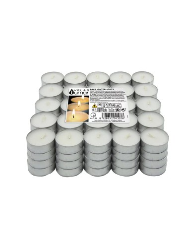 PACK 100 TEALIGHTS 4,5 H