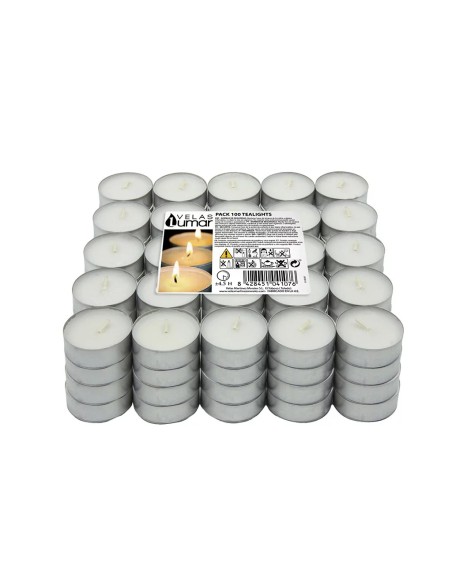 PACK 100 TEALIGHTS 4,5 H