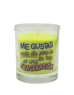 VELA MENSAJE EXAGERACIÓN