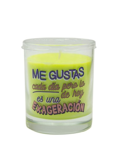 VELA MENSAJE EXAGERACIÓN