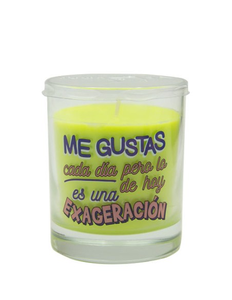 VELA MENSAJE EXAGERACIÓN