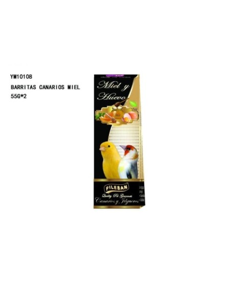 BARRITAS CANARIOS MIEL 55GX2