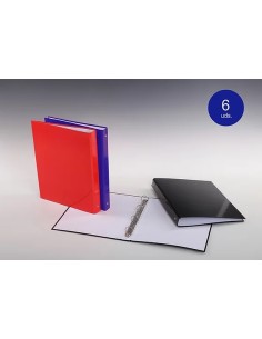 CARPETA 4 ANILLAS COLORES GRAVADOS