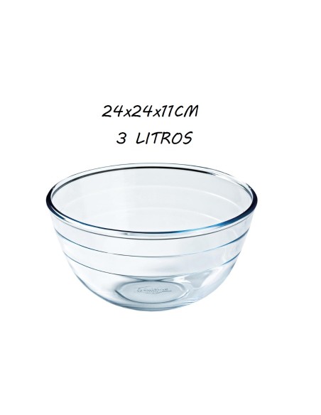 BOL 3L 24CM MEZCLADOR VIDRIO