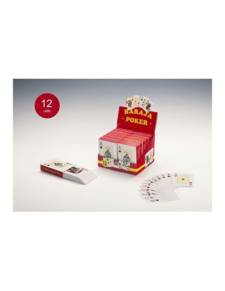 BARAJA POKER C/CARTON 12 UND