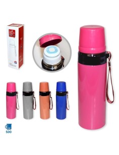TERMO 500ML ASA ACERO INOXIDABLE SURTIDO