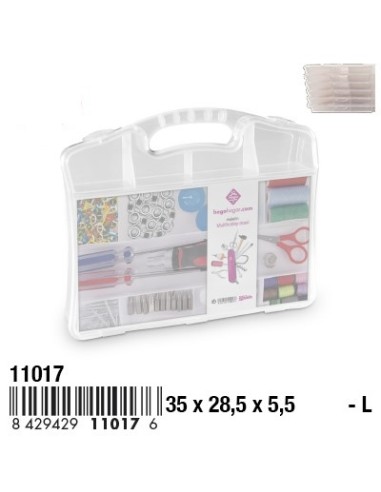 MALETIN 35X28.5X5.5CM BRICOLAGE  CON COMPARTIMENTOS