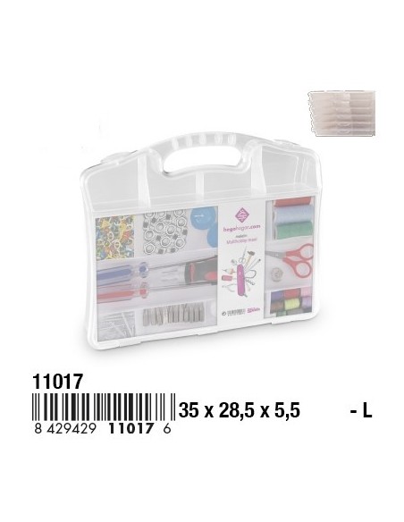 MALETIN 35X28.5X5.5CM BRICOLAGE  CON COMPARTIMENTOS