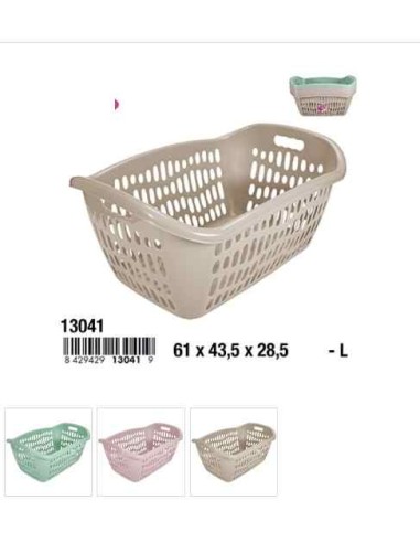 CESTO 38L 61X43.5X28.5CM ROPA IGUAZU RECTANGULAR