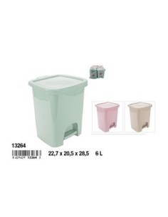 CUBO PEDAL 6L ARANDA CUADRADO