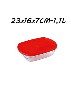 FIAMBRERA 1.1L 23x16x7CM RECTANGULAR