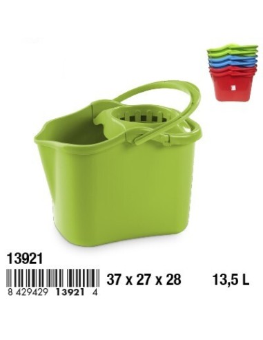 CUBO 13.5L FREGONA STAR RECTANGULAR COLORES VIVOS