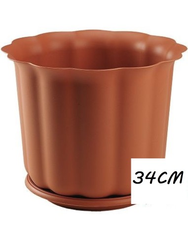 MACETA MARBELLA REDONDA 34CM