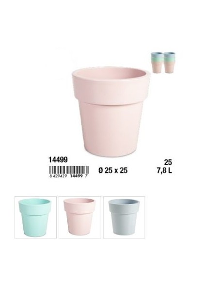 MACETA MELISA PASTEL 25CM