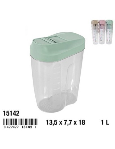 TARRO 1L VENECIA OVAL GRADUADO SURTIDO