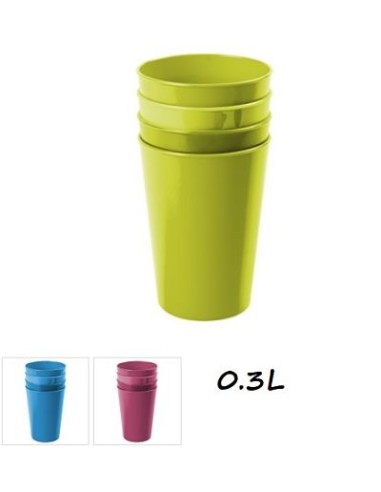 VASO JOVI 0,3 L. SET 4