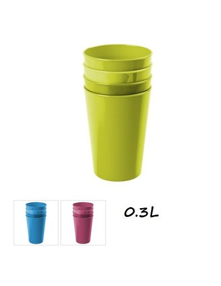 VASO JOVI 0,3 L. SET 4
