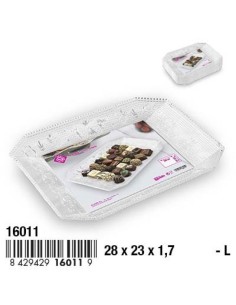 BANDEJA 28X23X1.7CM  LUXE