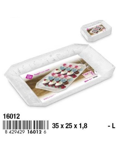 BANDEJA 35X25X1.8CM LUXE