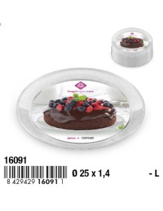 BANDEJA 25CMX1.4 LUXE REDONDA