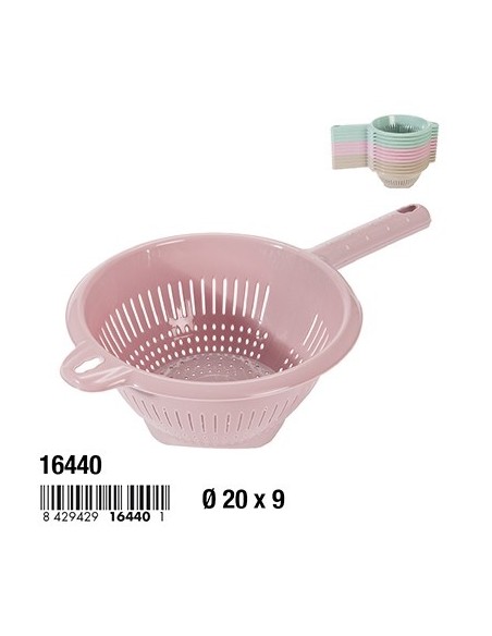 ESCURREVERDURAS 20CM MILAN REDONDO CON MANGO