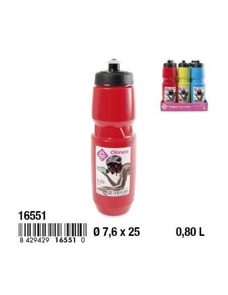 BOTELLA 0.8L CICLISTA OLMOS