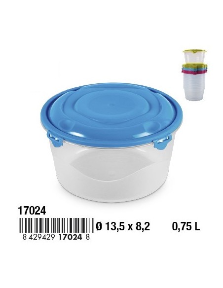 FIAMBRERA 0.75L MOSCU REDONDA 4 CIERRES MICRO