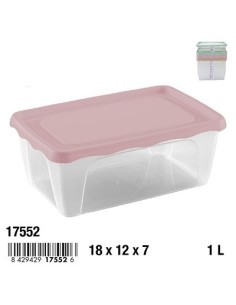 FIAMBRERA 1L PRACTIC RECTANGULAR