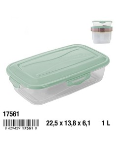 FIAMBRERA 1L PARIS RECTANGULAR