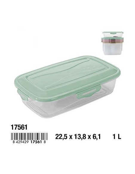 FIAMBRERA 1L PARIS RECTANGULAR