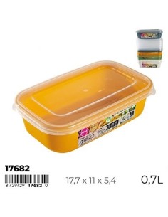 FIAMBRERA 0.7L GOLDEN LINE RECTANGULAR Nº2