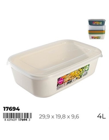 FIAMBRERA 4L GOLDEN LINE RECTANGULAR Nº8