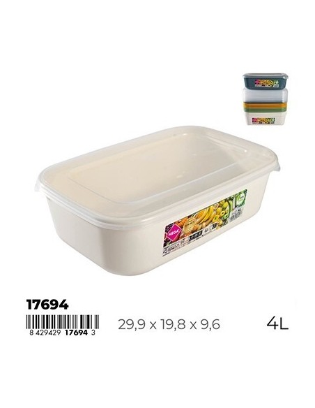 FIAMBRERA 4L GOLDEN LINE RECTANGULAR Nº8