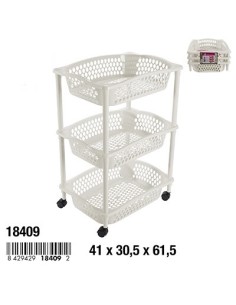 VERDULERO CIBELES RECTANGULAR 3 CESTAS