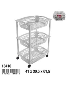 VERDULERO CIBELES RECTANGULAR 3 CESTAS