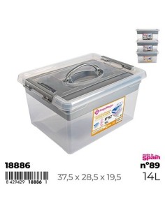 CAJA 14L Nº89 NEW BOX CON CIERRES ASA Y BANDEJA