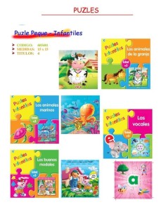 PUZZLE PEQUE INFANTILES