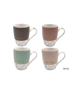 TAZA 34CL BOMBA MARBRE  PORCELANA