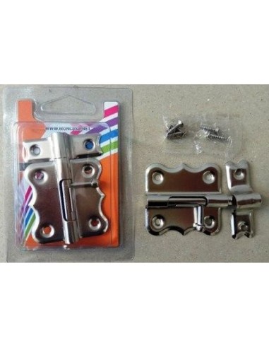 CERROJO 50X0.7 NIQUEL CON TORNIL