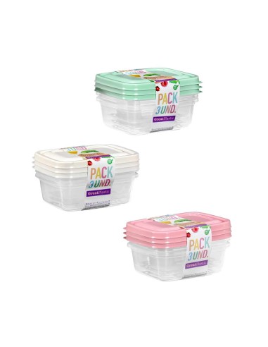 FIAMBRERA 0.35L SET 3UND  RECT ARAL MICRO