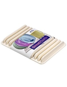 ESCURREPLATOS RECT PLANO BCO