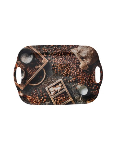 BANDEJA 36X26CM MEL. COFFEE