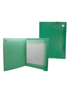 CARPETA GOMAS Y SOLAPAS OPACA 4º