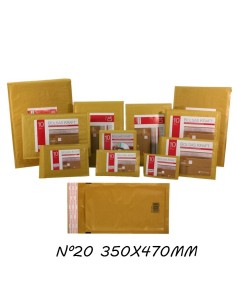 BOLSA ACOLCHADA Nº 20 350 X 470 MM.