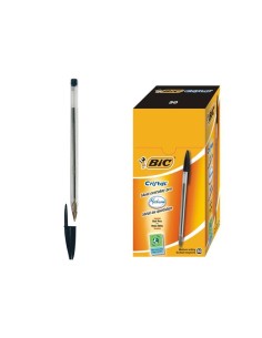BOLIGRAFO BIC CRISTAL MEDIUM NEGRO