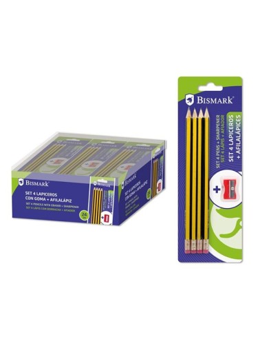 LAPIZ 4 UND +  AFILALAPIZ Y GOMA