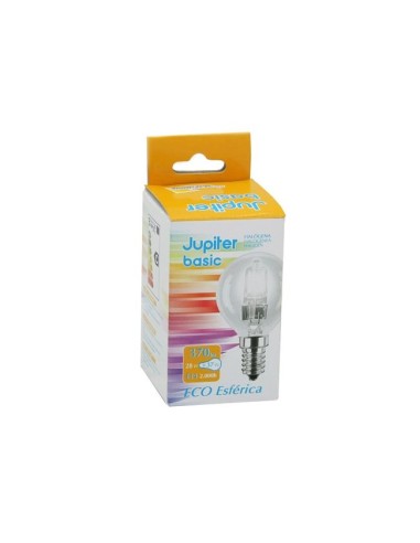 BOMBILLA 28W E14 HALOGENA ESFERICA