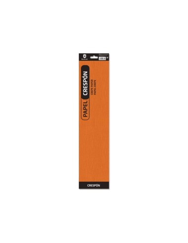 PAPEL CRESPON NARANJA 50x250MM