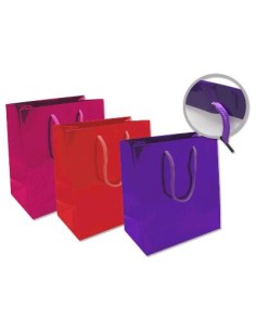 BOLSA CARTON LAMINADA C/BRILLO MED