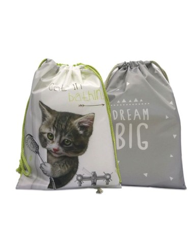 SAQUITO MOCHILA CON CUERDA